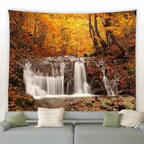 MEKPAM Herbst Wald Strom Landschaft Wandteppich 3D Wandbehang Wandteppich Wanddekor Wandteppiche Wandteppiche 200x150cm MEKPAM Herbst Wald Strom Landschaft Wandteppich 3D Wandbehang Wandteppich Wanddekor Wandteppiche Wandteppiche 200x150cm von MEKPAM