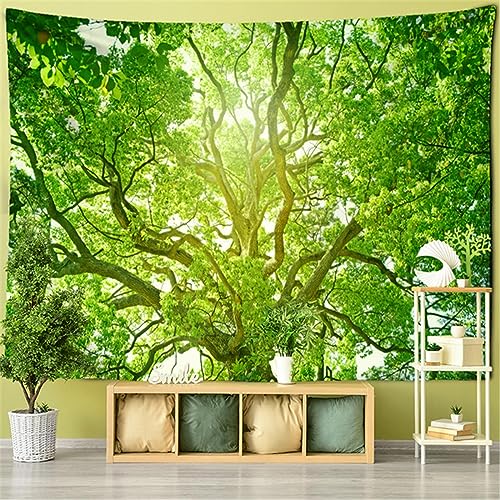 MEKPAM Hoch Aufragender Baum Wald Wandteppich Wandbehang Natürliche Landschaft Hexerei Böhmischer Stil Hintergrund Stoff Wohnkultur 200x150cm von MEKPAM