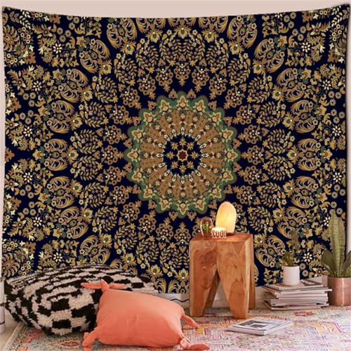 MEKPAM Indischer Mandala-Wandteppich Wandbehang Boho-Dekor Wandteppich Wandteppich Mandala-Wandteppich 200x150cm von MEKPAM
