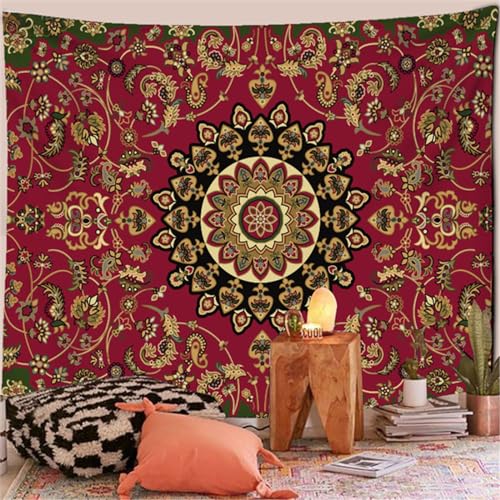 MEKPAM Indischer Mandala-Wandteppich Wandbehang Boho-Dekor Wandteppich Wandteppich Mandala-Wandteppich 230x180cm von MEKPAM