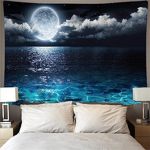 MEKPAM Wandteppich Nachthimmel Raum Sternenhimmel Hintergrund Tuch Zum Aufhängen Tuch Wandteppich Strandtuch Wandbild 230x180cm von MEKPAM