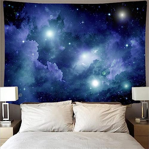 MEKPAM Wandteppich Nachthimmel Raum Sternenhimmel Hintergrund Tuch Zum Aufhängen Tuch Wandteppich Strandtuch Wandbild 230x180cm von MEKPAM