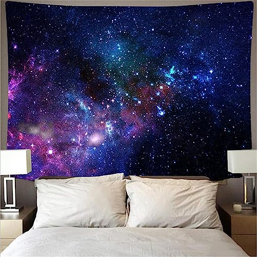 MEKPAM Wandteppich Nachthimmel Weltall Sternenhimmel Hintergrund Tuch Zum Aufhängen Tuch Wandteppich Strandtuch Wandbild 200x150cm von MEKPAM