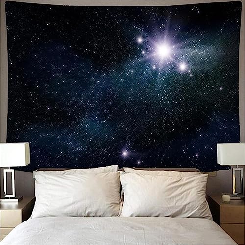 MEKPAM Wandteppich Nachthimmel Weltall Sternenhimmel Hintergrund Tuch Zum Aufhängen Tuch Wandteppich Strandtuch Wandbild 200x150cm von MEKPAM