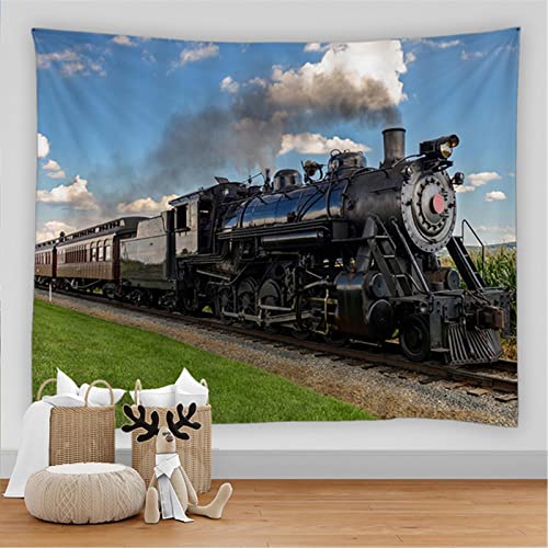 MEKPAM Wandteppichwandteppichzug Eisenbahn Gleis Mandala Boho Wohnheim Schlafzimmer Wohnzimmer Home Art Decor Wandtuch 230x180cm von MEKPAM