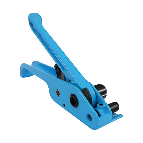 Manuelle Umreifungsset Kit 1000N, Umreifungsgerät [12-19mm], Spanngerät Bündelgerät Umreifungsban Verpackungsband für Lagerverpackungen Garagenlagerung von MELAQULY