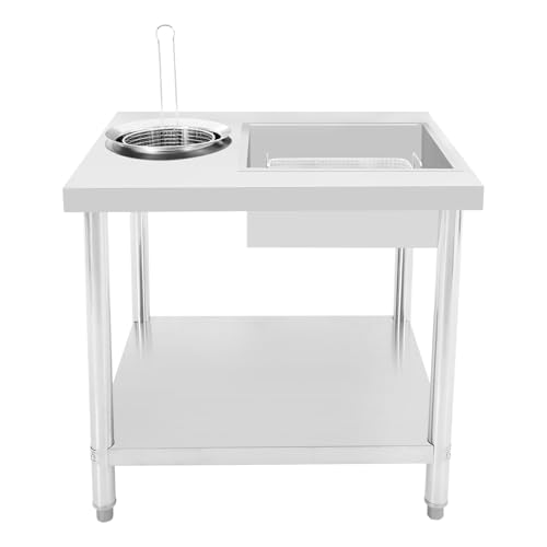 Paniertisch Edelstahl mit Doppelkörben & Höhenverstellung – Effiziente Zubereitungsstation für Brathähnchen, Chicken Nuggets und Frittiertes – Inklusive Behälter, Unterregal für Fast-Food, Imbiss, Hau Paniertisch Edelstahl mit Doppelkörben & Höhenverstellung – Effiziente Zubereitungsstation für Brathähnchen, Chicken Nuggets und Frittiertes – Inklusive Behälter, Unterregal für Fast-Food, Imbiss, Hau von MELAQULY
