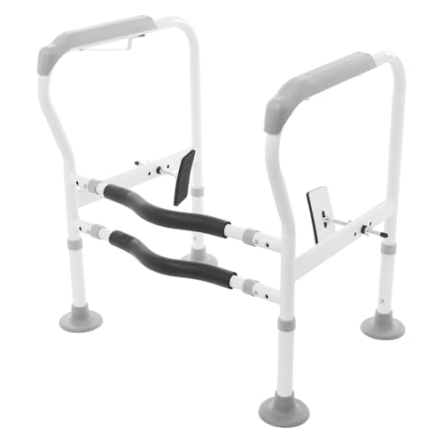 Toiletten Aufstehhilfe, Toilettensitzerhöhung Armlehne Carbon Steel, unterstützt bis zu 65 kg, WC-Handlauf perfekt für ältere Menschen Senioren Behinderungen Schwanger Toiletten Aufstehhilfe, Toilettensitzerhöhung Armlehne Carbon Steel, unterstützt bis zu 65 kg, WC-Handlauf perfekt für ältere Menschen Senioren Behinderungen Schwanger von MELAQULY