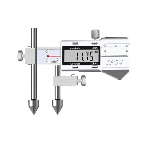 Mittenabstandsmessgerät Mittenabstand digitaler Messschieber Lochabstand elektronischer Messschieber konischer Messkopf(Conical head 10-200mm) von MELEDFCFK