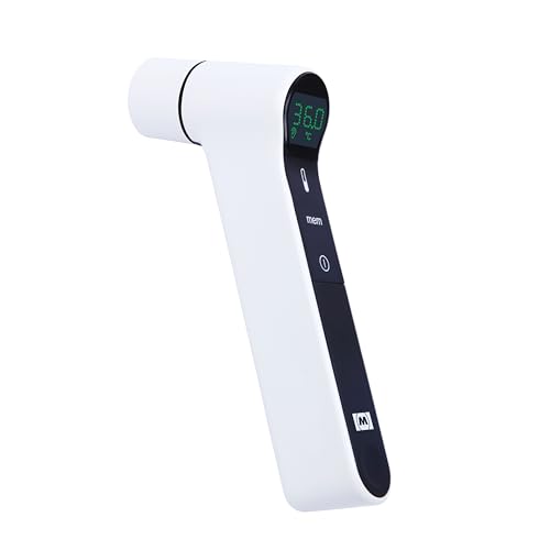 Melissa 16690071 Fieberthermometer - Kontaktlos - Digitales Infrarot Thermometer - Ohrthermometer - Farbindikator - speichert Messungen - weiß von MELISSA