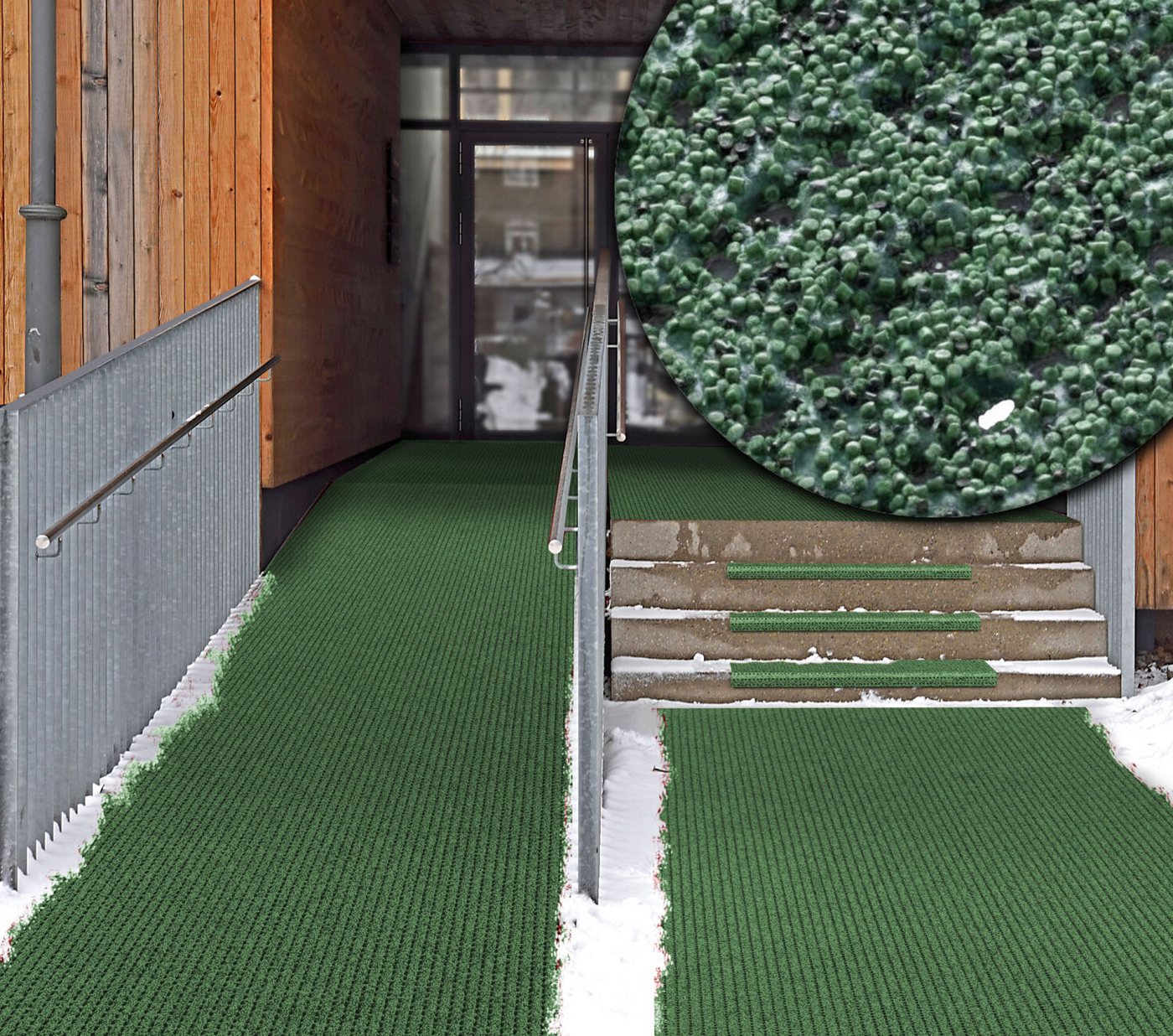 MELIUS VIVERE Antirutschmatte SafeStep Sicherheitsmatte PRO Grün 1,20 x 0,50 Meter MELIUS VIVERE Antirutschmatte SafeStep Sicherheitsmatte PRO Grün 1,20 x 0,50 Meter von MELIUS VIVERE