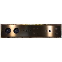Komplette Steckdosenleiste – 2 pc + e + 2 RJ45 spe + 2 rca + 1 Crestron + 1 bnc + 1 f + GR-Sockel – Bronze – 41 x 8 cm - Meljac von MELJAC