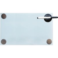 Melko - Glasmagnettafel, Whiteboard, Glasboard, Magnetwand, Pinnwand, 30 x 50 x 0,4 cm, Weiß von MELKO