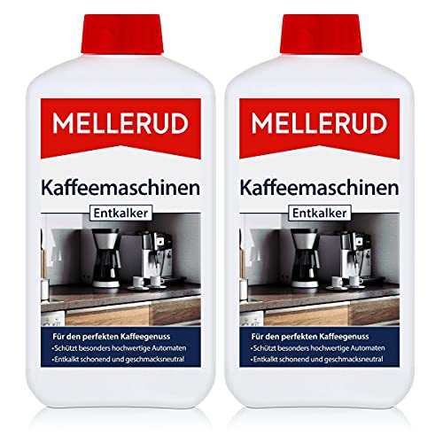 2x MELLERUD Espresso und Pad Kaffeemaschinen Entkalker 0,5 L Set Reiniger von Mellerud