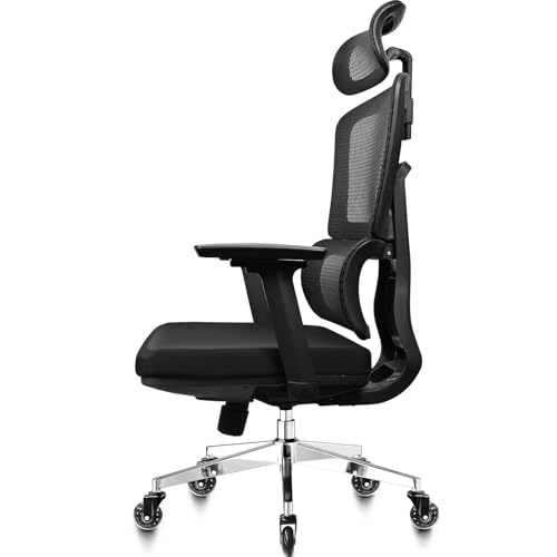 MELOKEA Bürostuhl 200KG, 4D-Armlehnen, 6P Verstellbare Rückenlehne, Leises Gummirollen, Sitztiefe Verstellbar, Elastisches Kissen, Bürostuhl Ergonomisch Testsieger MELOKEA Bürostuhl 200KG, 4D-Armlehnen, 6P Verstellbare Rückenlehne, Leises Gummirollen, Sitztiefe Verstellbar, Elastisches Kissen, Bürostuhl Ergonomisch Testsieger von MELOKEA