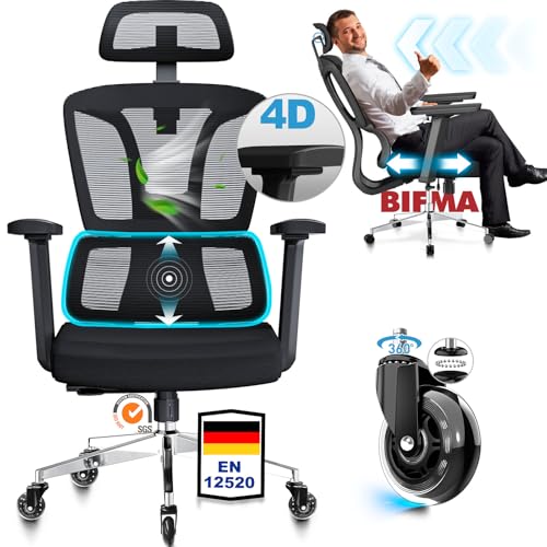 MELOKEA Bürostuhl 200KG,Ergonomischer Schreibtischstuhl MELOKEA Bürostuhl 200KG,Ergonomischer Schreibtischstuhl von MELOKEA