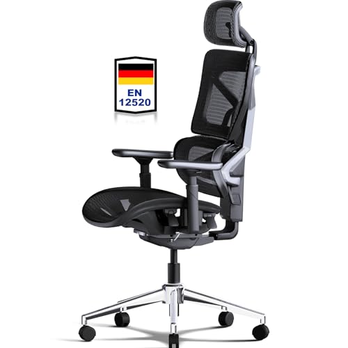 MELOKEA Bürostuhl 200KG | Ergonomisch Testsieger | Selbstanpassende Rückenstütze 2.0 | 4D+Magic Armlehnen | Office Chair | Bürostuhle mit 3D-Kopfstütze & Rückenlehne | 7P Verstellbare Rückenlehne MELOKEA Bürostuhl 200KG | Ergonomisch Testsieger | Selbstanpassende Rückenstütze 2.0 | 4D+Magic Armlehnen | Office Chair | Bürostuhle mit 3D-Kopfstütze & Rückenlehne | 7P Verstellbare Rückenlehne von MELOKEA
