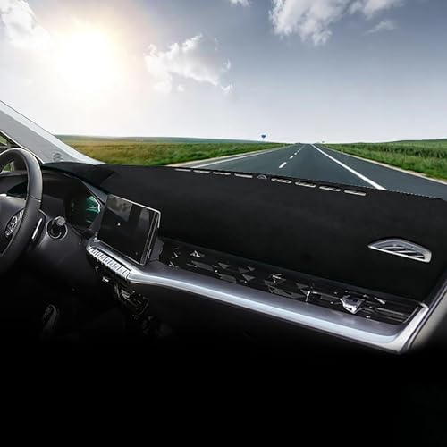 Auto Armaturenbrett Abdeckung Matte für MG 5 MG5 2020 2021 2022 2023, Sonnenschutz Pad Rutschfester Teppich Dash Matte Dashboard Cover Schutzschild von MELXOZ