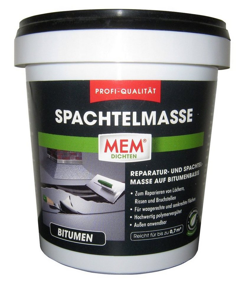MEM Bauchemie Dichtstoff MEM Bitumen Spachtelmasse, 1 Kg von MEM Bauchemie