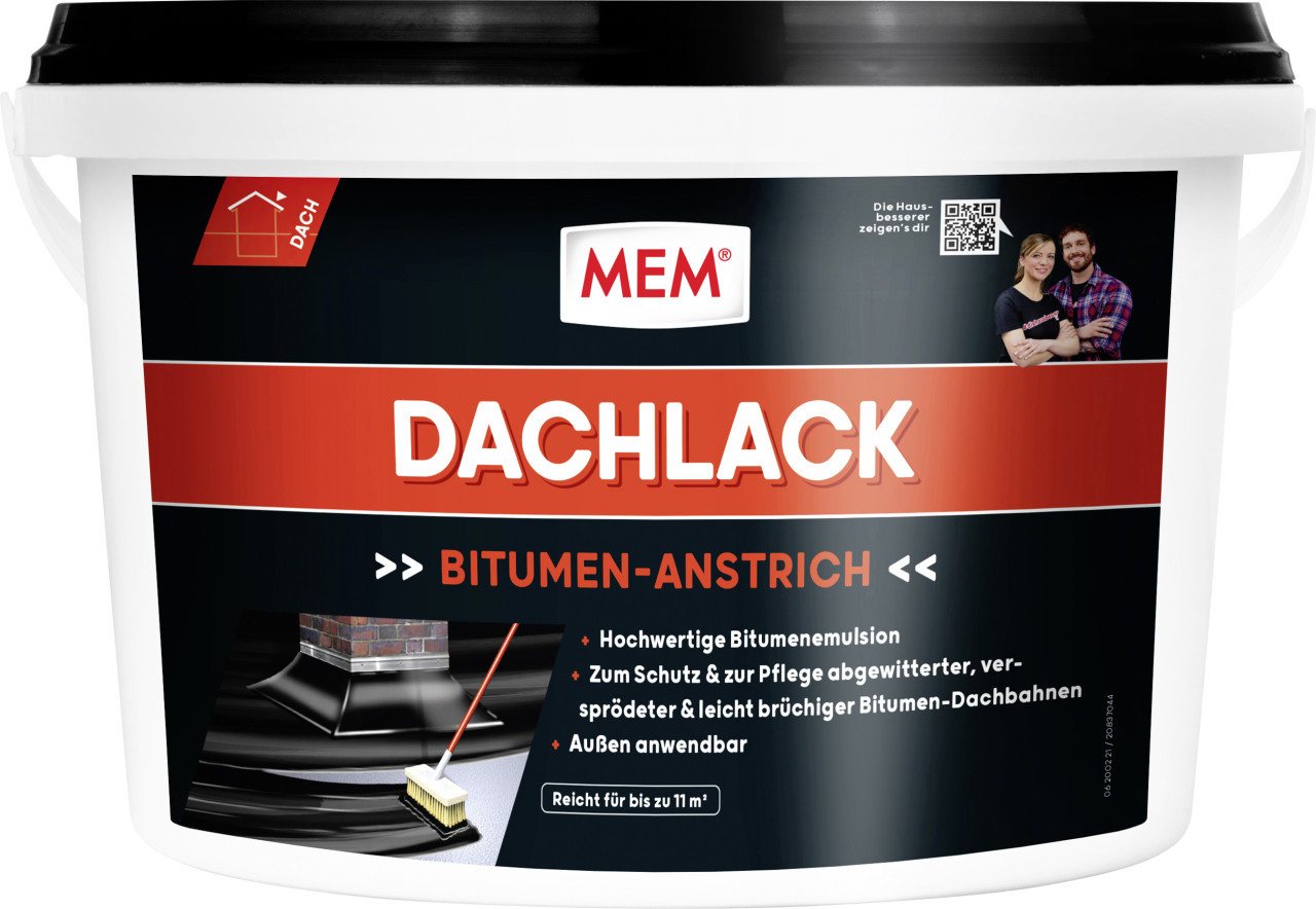 MEM Bauchemie Dichtungsband MEM Bitumen Dachlack 5 l von MEM Bauchemie