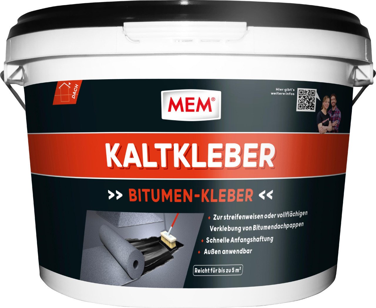 MEM Bauchemie Dichtungsband MEM Bitumen Kaltkleber 3 kg von MEM Bauchemie