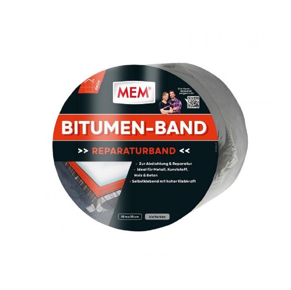 MEM Bauchemie Dichtungsband MEM Bitumenband Bleifarben 10cm x 10m von MEM Bauchemie
