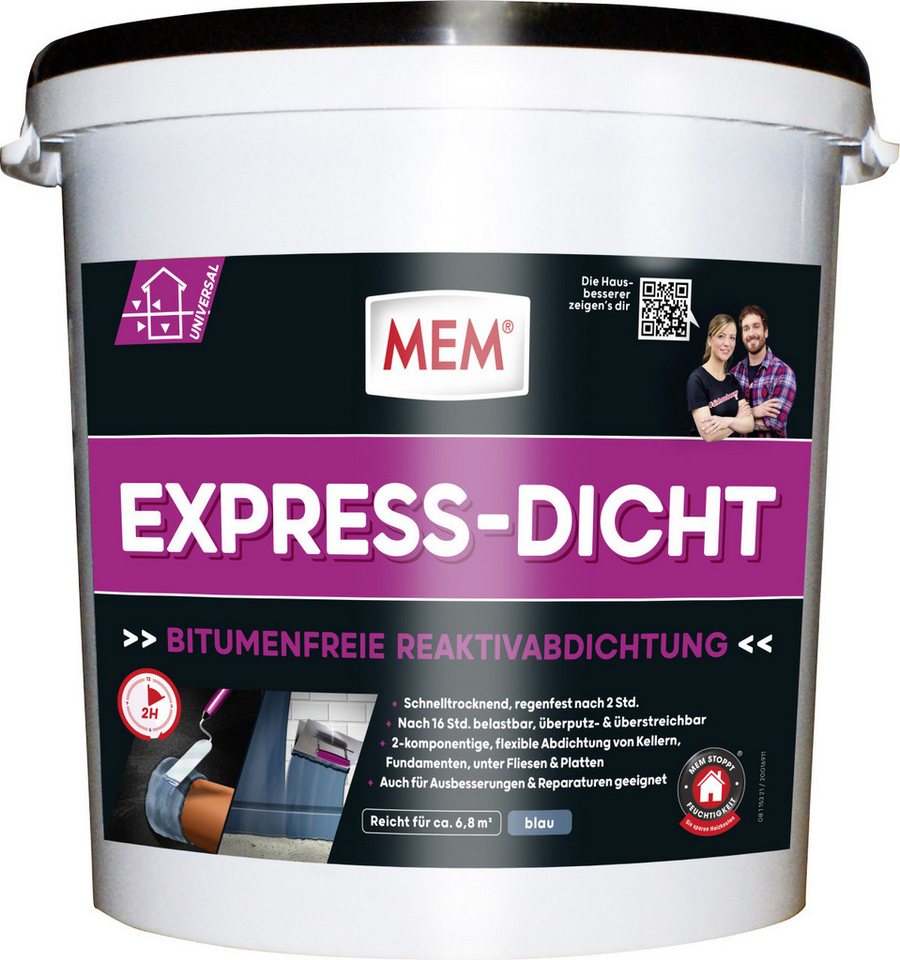 MEM Bauchemie Fliesenaufkleber MEM Express-Dicht 25 kg von MEM Bauchemie