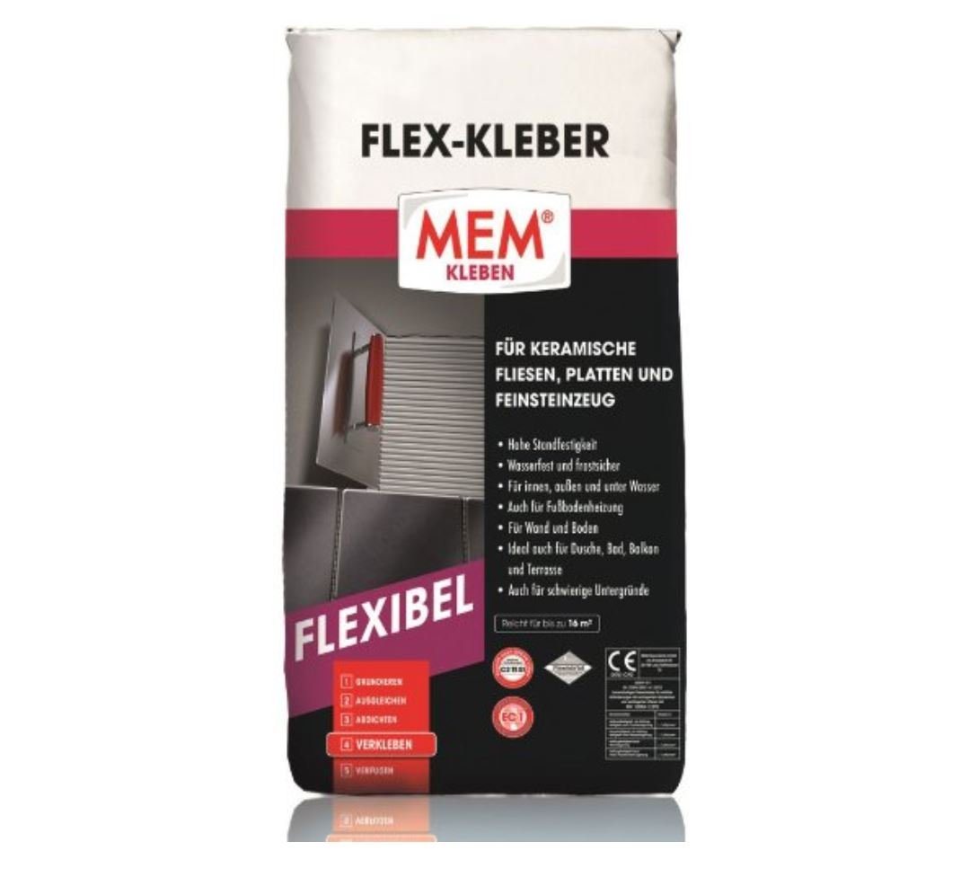 MEM Bauchemie Fliesenkleber MEM Flexkleber 25 Kg von MEM Bauchemie