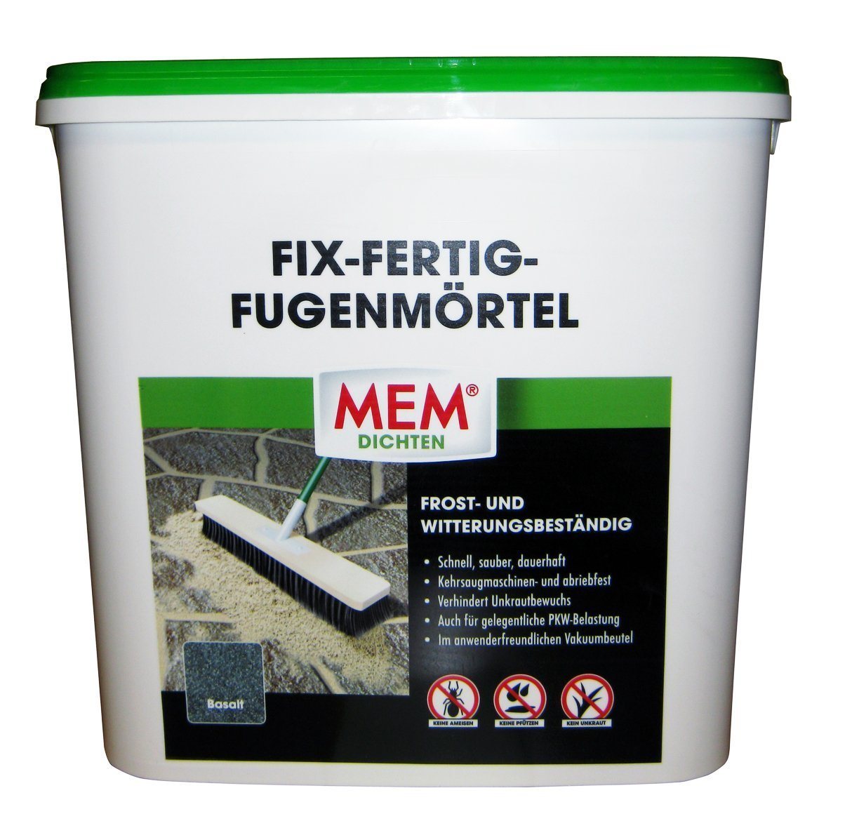 MEM Bauchemie Fugenmörtel MEM Fix Fertig Fugenmörtel Basalt 12,5 Kg von MEM Bauchemie