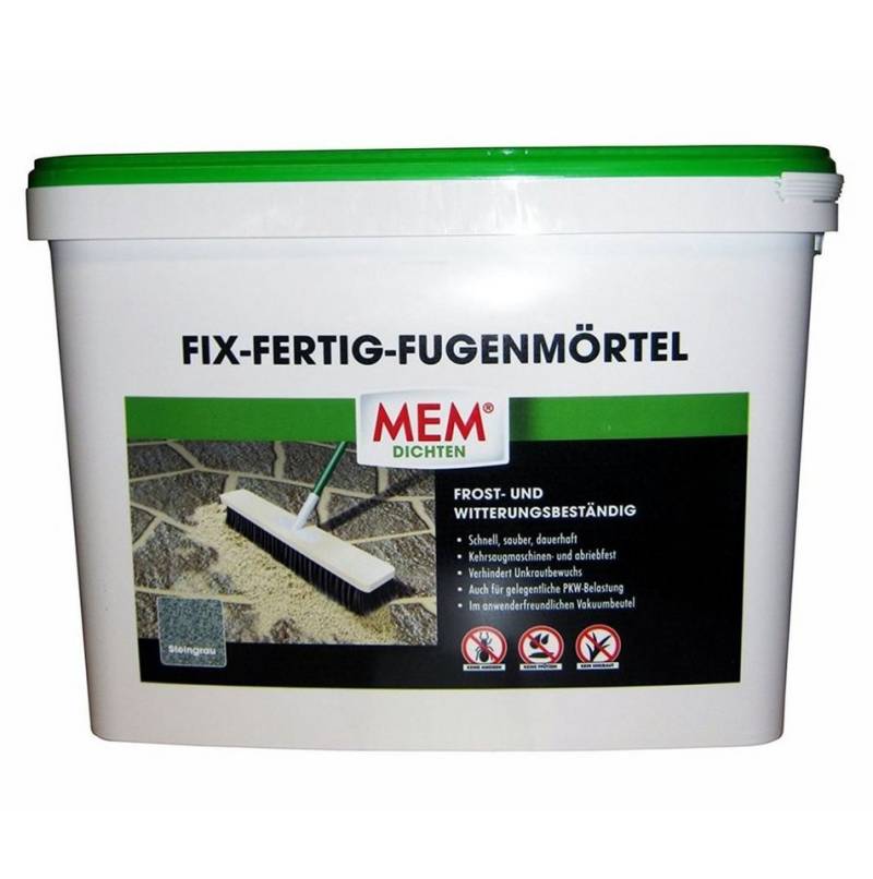 MEM Bauchemie Fugenmörtel MEM Fix Fertig Fugenmörtel Steingrau 25 Kg von MEM Bauchemie