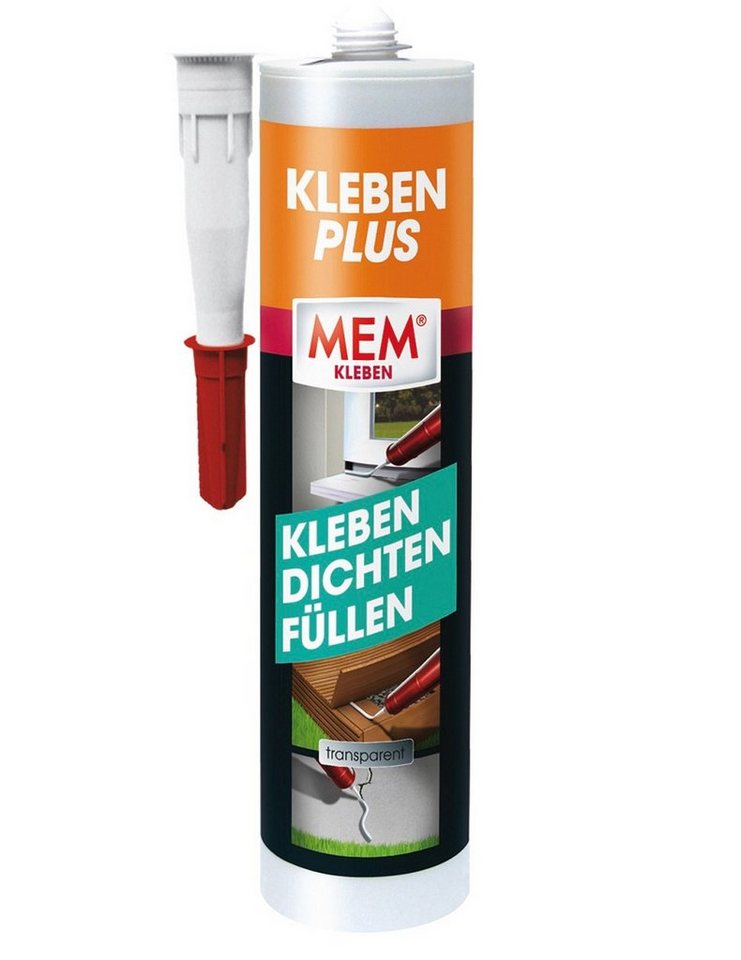 MEM Bauchemie Montagekleber MEM Kleben Plus Transparent 310g von MEM Bauchemie