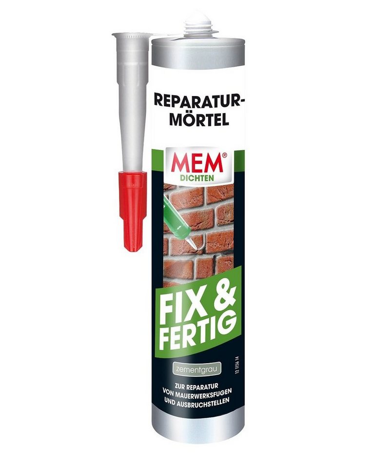 MEM Bauchemie Montagekleber MEM Reparatur Mörtel Fix und Fertig Zementgrau 300ml von MEM Bauchemie