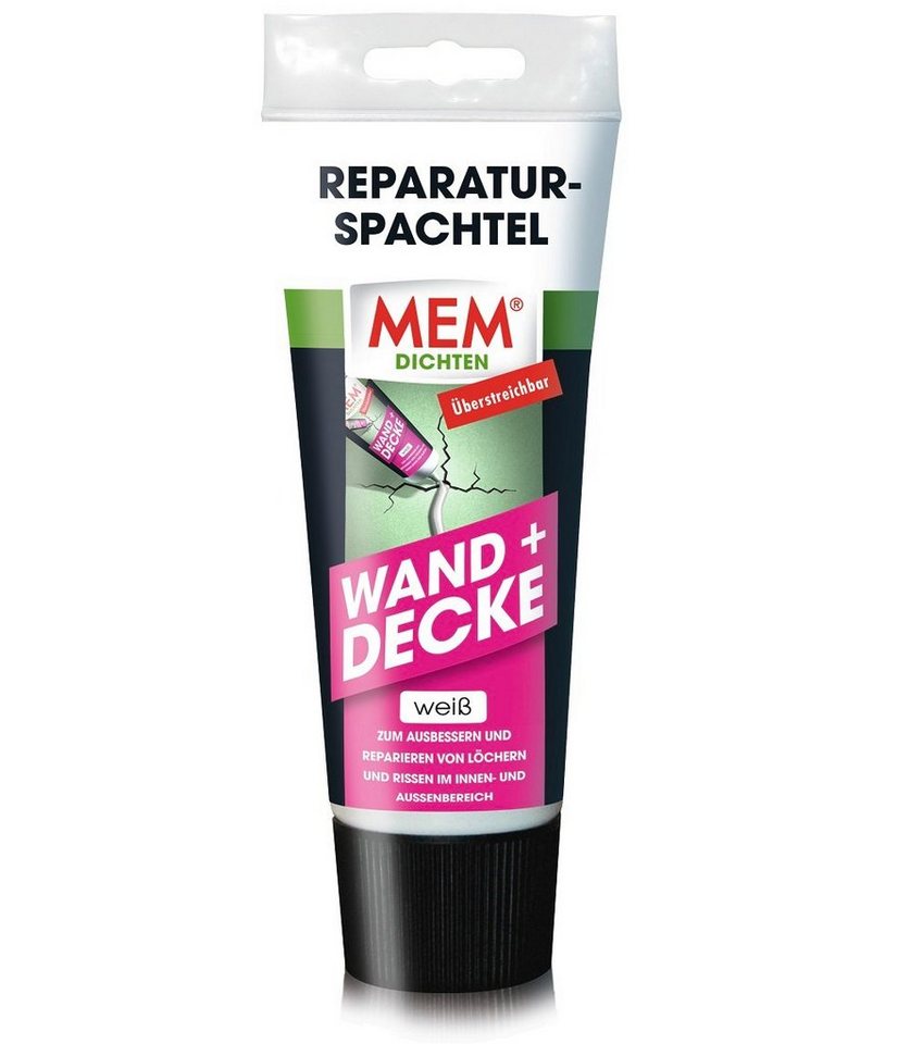 MEM Bauchemie Montagekleber MEM Reparatur Spachtel Weiß für Wand und Decke 330g von MEM Bauchemie