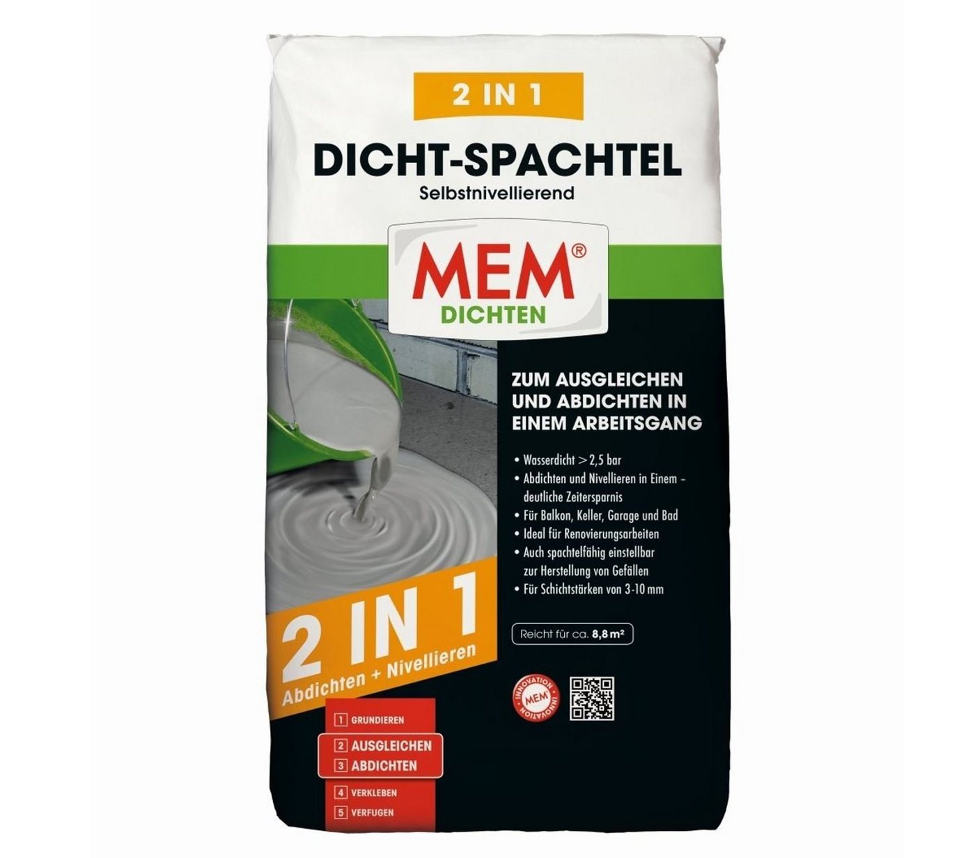 MEM Bauchemie Spachtelpulver MEM Dicht Spachtel 15 Kg von MEM Bauchemie