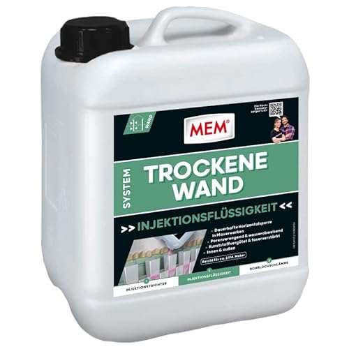 MEM Trockene Wand 15 l + 24 Trichter + 10 kg Bohrlochschlämme von MEM