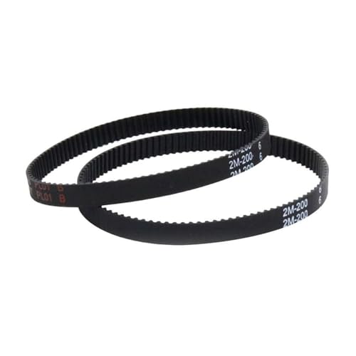 10 Stück 2GT Closed Loop Zahnriemen 6mm Close Belt Gummi Synchron 110 122 158 200 280 300 400 610 852mm 3D Druckerteil(752mm) von MEMEM