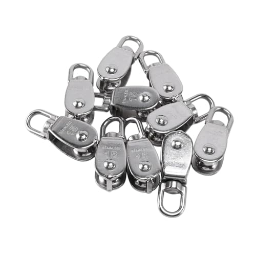 10Pcs Kran Flaschenzug M15 Hebe Swivel Haken Einzigen Hängenden Draht Abschleppen Rad 10Pcs Kran Flaschenzug M15 Hebe Swivel Haken Einzigen Hängenden Draht Abschleppen Rad von MEMEM