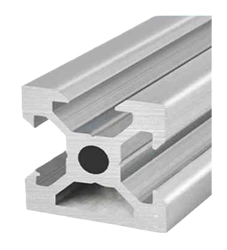 1PC V-slot 2020 Aluminium Profil Schwarz Linear Schiene Splitter Extrusion Profil CNC Rahmen 3D Drucker Teile DIY(OB-2020V,850mm) von MEMEM
