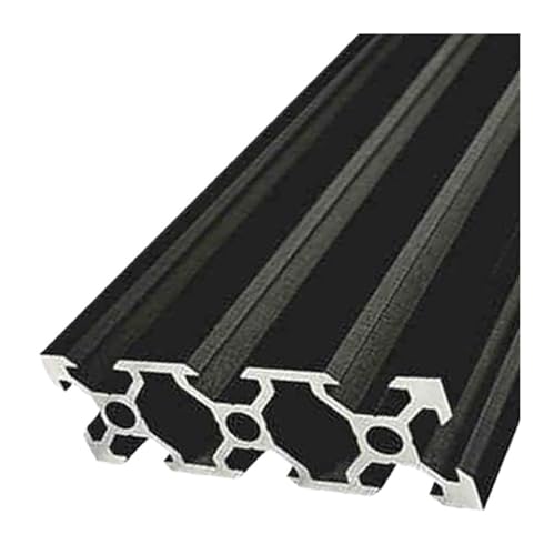 1PC V-slot 2060 2080 20100V Aluminium Profil Schwarz Linear Schiene Splitter Extrusion Profil CNC Rahmen 3D drucker Teile DIY(OB-2060V-b,50mm) von MEMEM