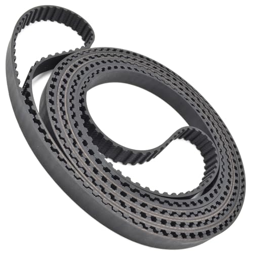 2 STÜCK T5 Zahnriemen Lp=1300 1325 1335 1340 1350 1400 1420 1430 1440 1500 1520 1550 1630 1700 1740 Breite 6/8/10/12 mm Gummi, 2 Stück/12 mm)(T5-1630-(326 Teeth),2pcs/8mm) von MEMEM