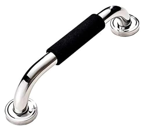 Haltegriff fürs Badezimmer, Handläufe for ältere Menschen, Moderne Haltegriffe fürs Badezimmer, Haltegriffe aus Edelstahl-PVC for Badewanne und Dusche, Rutschfester Griff for Behinderte und ältere Men von MEMEM