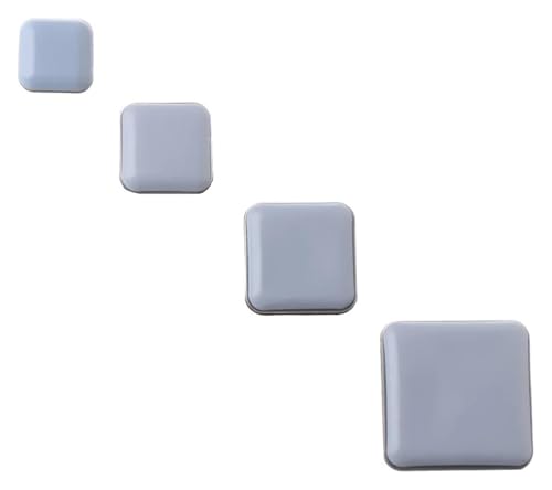 MEMEM Möbelgleiter, 100 Stück Möbelbeingleiter-Pads, Selbstklebender Bodenschutz, leicht zu bewegen, schwere Tisch-/Sofagleiter for Teppich- und Hartholzböden(25 * 25mm) von MEMEM