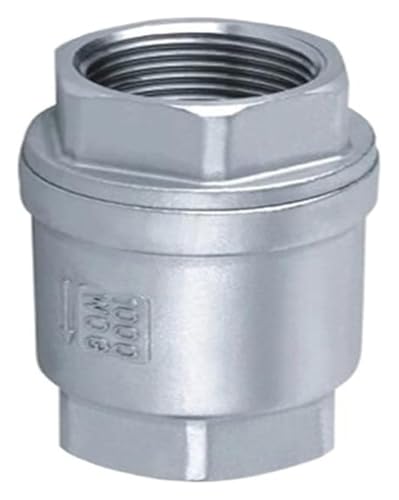 MEMEM Rückschlagventile H12W-16P Ventil 304 Edelstahl Innengewinde Drahtmündung Vertikales Rückschlagventil Rückschlagventil(1 1/4Inch) von MEMEM