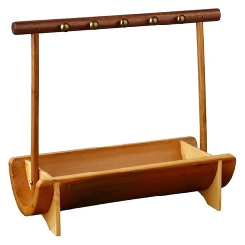 MEMEM Schlüsselständer Tablett Home Eingangsbereich Desktop Abnehmbare Holz Schlüsselaufbewahrungsregale for Desktop von MEMEM
