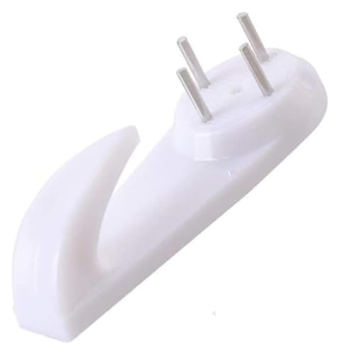 MEMEM Spurlose Bilderhaken, 20 Stück, unsichtbare Nagelschrauben, Wandaufhänger ohne Spuren zur Rahmenbefestigung(Color1l) von MEMEM