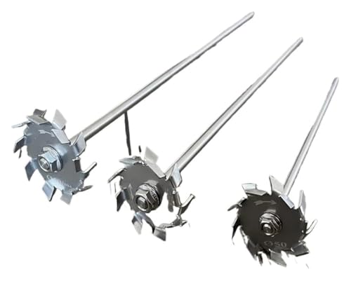 Rührstab, 1 Satz Labor-Dispersionsscheiben-Rührstab aus Edelstahl 304, 3–12 cm(8cm disk with rod) von MEMEM