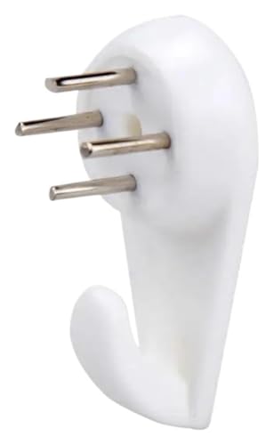 Spurlose Bilderhaken, 10 Stück, Wand-unsichtbare Nägel for Aufhängen von nahtlosen Nägeln, Bilder, Fotoaufhänger, Rahmen, Gemäldehaken, Möbel for Befestigen(3cm) von MEMEM
