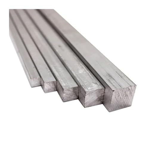 Vierkantstange aus Edelstahl 304, 3 mm, 4 mm, 5 mm, 6 mm, Länge 100 mm, 200 mm, 300 mm, 500 mm, lineare Stahlwelle, 1 Stück(5 * 5 * 300mm) von MEMEM