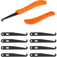 Memkey - 2 Messer reinigen Fugenfugen + 10 austauschbare Klingen – Renovierung von Wandfliesenfugen von MEMKEY