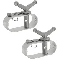 Memkey - 2 Stück Poolabdeckungs-Spannkabelspanner – Poolabdeckungswinde, Aluminium-Winde für Schwimmbad, Poolabdeckungsspanner – 8 x 2 x 6,4 cm von MEMKEY